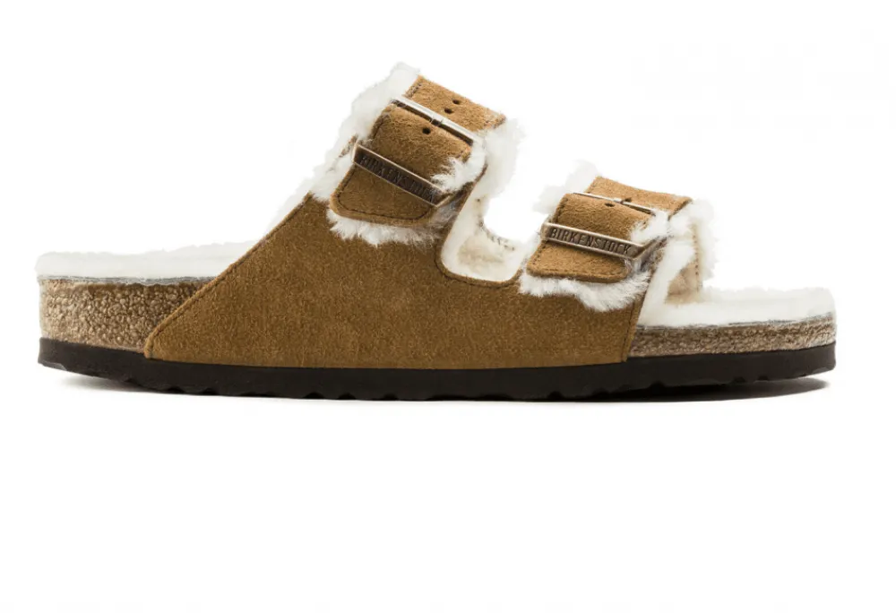 Birkenstock Arizona Shearling Sandal<Women Slippers