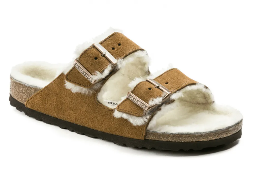 Birkenstock Arizona Shearling Sandal<Women Slippers