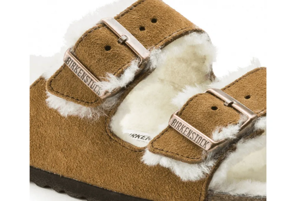 Birkenstock Arizona Shearling Sandal<Women Slippers