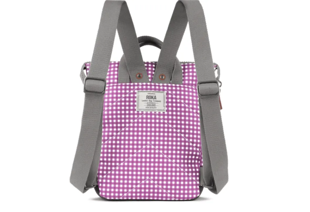 Roka Bantry B Gingham Small Backpack< Woodall 1884