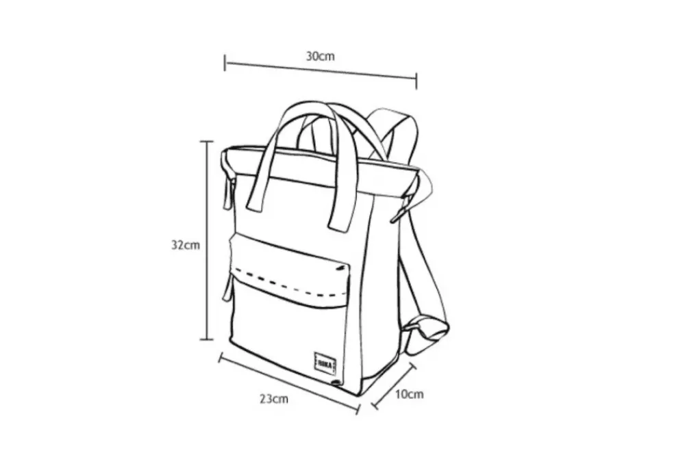 Roka Bantry B Small Sustainable Canvas Backpack< Backpacks