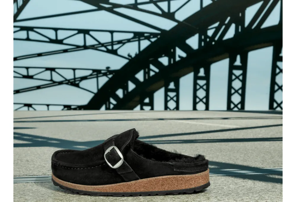 Birkenstock Buckley Shearling Clog<Women Slippers