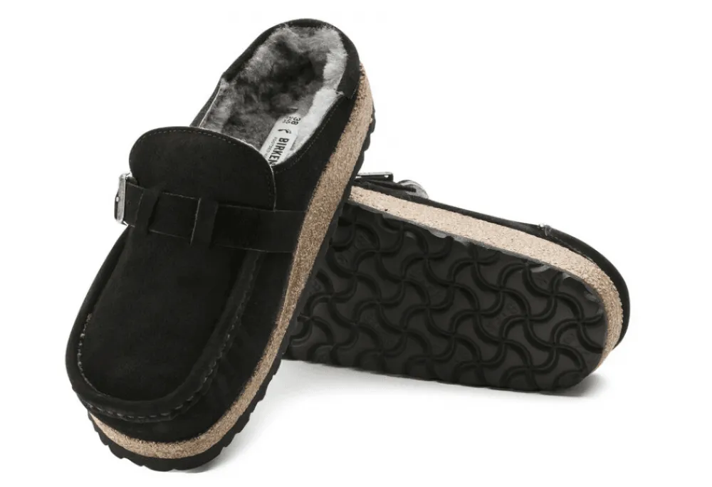 Birkenstock Buckley Shearling Clog<Women Slippers