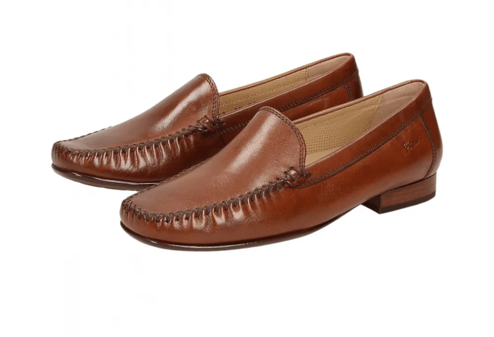 Sioux Campina Leather Moccasin<Women Loafers