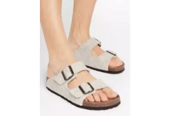 Shepherd Cassandra Wool Double Strap Sandal<Women Slippers