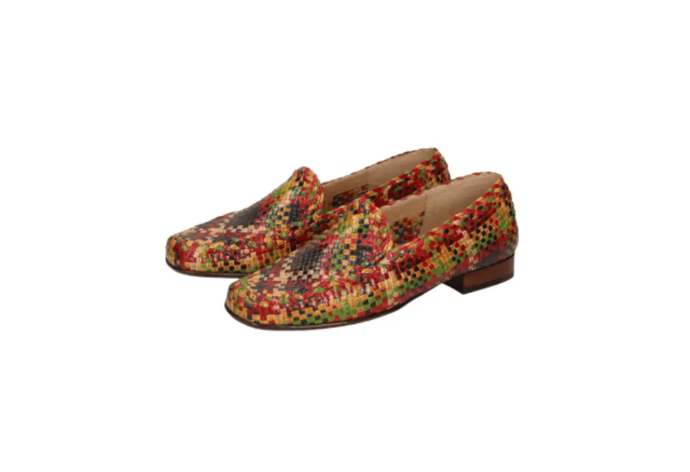 Sioux Cordera Braided Leather Loafer<Women Loafers