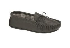 Drapers Michael Leather Slipper<Men Slippers