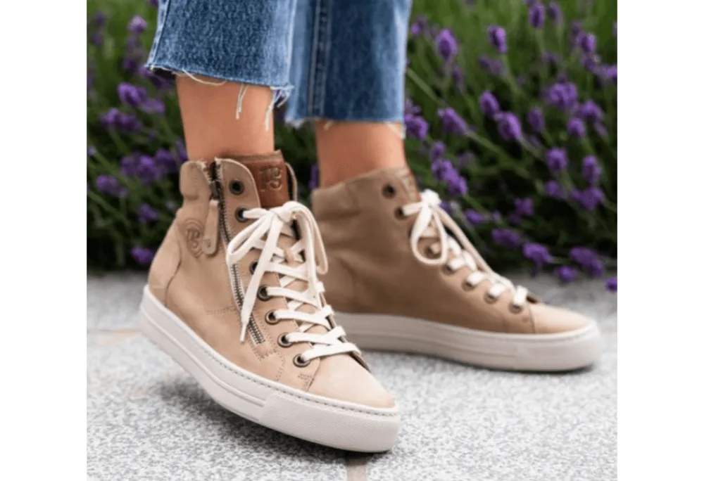 Paul Green Pebble Hi-Top Trainer<Women Casual