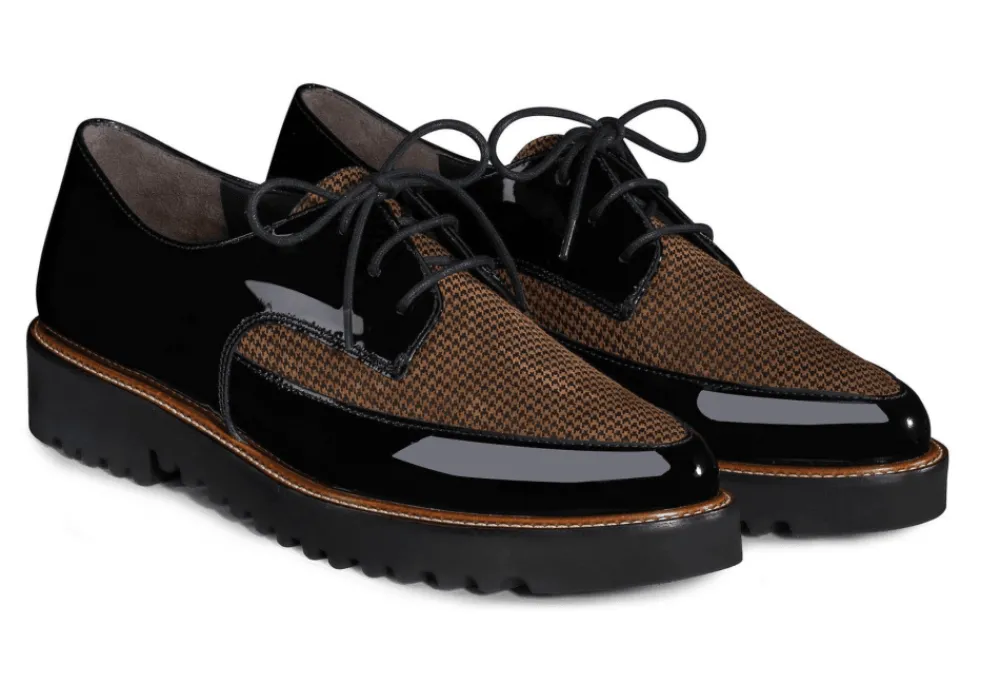 Paul Green Pepita Pattern Lace Up<Women Casual