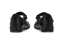 Start- Rite Pump Black Leather School Shoe<Girls School Shoes