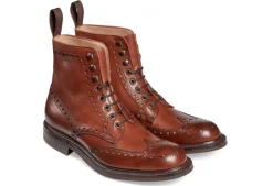Cheaney & Sons Tweed Derby Brogue Boot<Men Derby
