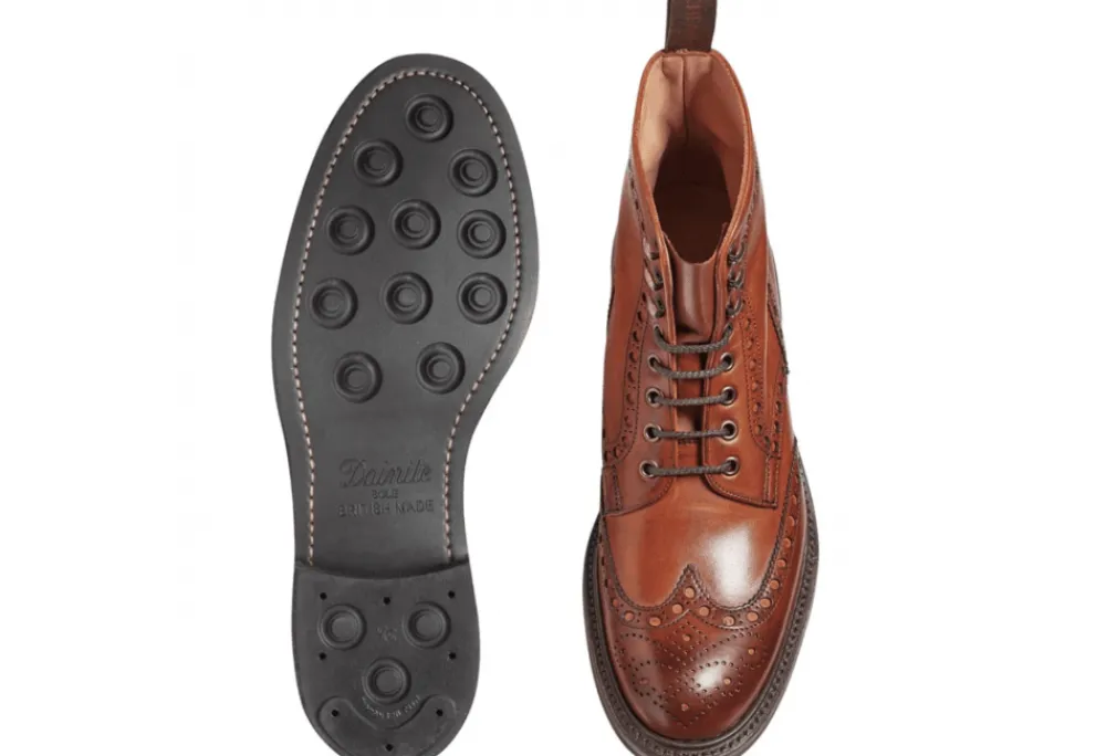 Cheaney & Sons Tweed Derby Brogue Boot<Men Derby