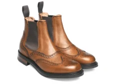 Cheaney & Sons Victoria R Wingcap Brogue Chelsea Boot<Women Boots