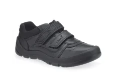 Start- Rite Warrior Velcro Strap Boys School Shoe<Boys School Shoes