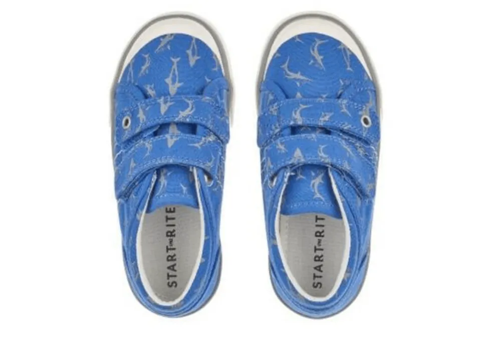 Start- Rite Wave Riptape Canvas Shoe<Boys Casual