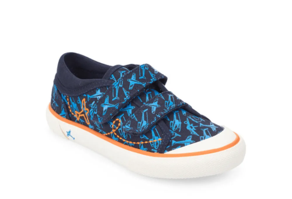 Start- Rite Zoom Canvas Riptape Shoe<Boys Casual